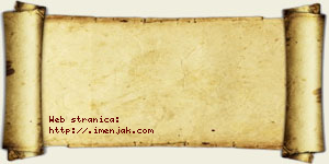 Brnča Miljaković vizit kartica